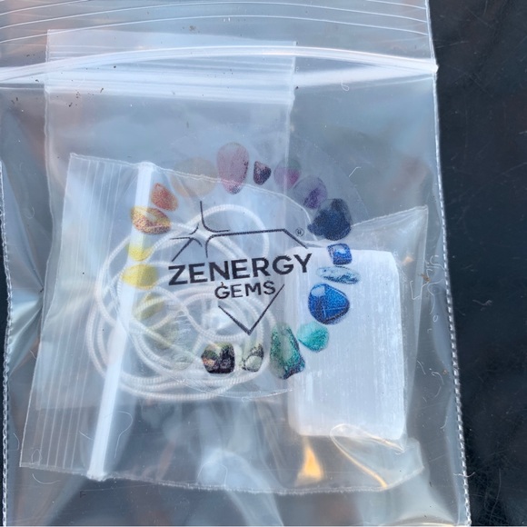 Aventurine Zenergy Gems Tumble Stone Crystal Pendant + 20" Stainless Steel Chain - Picture 12 of 17